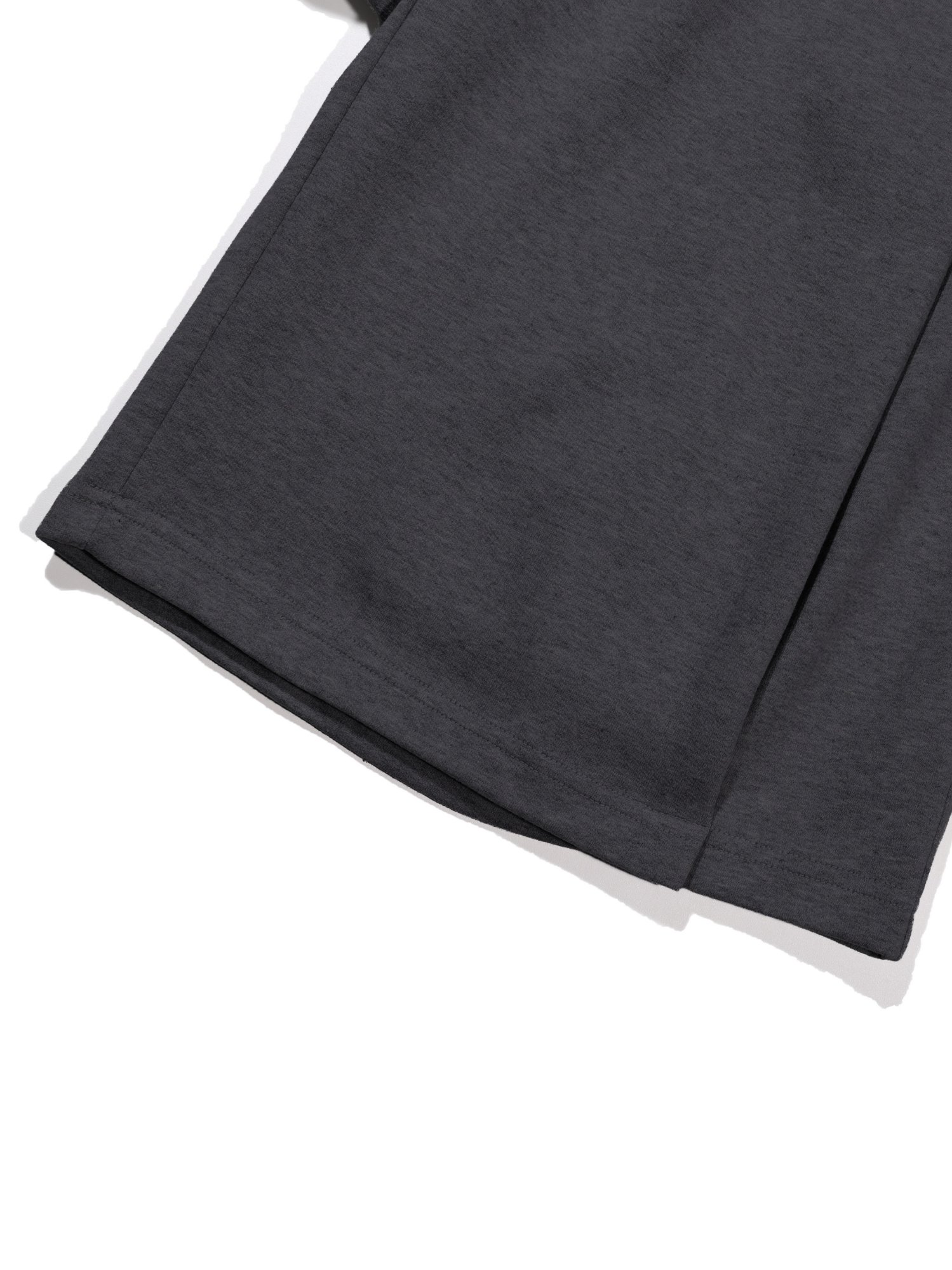 Folded Sweat Shorts (Charcoal)