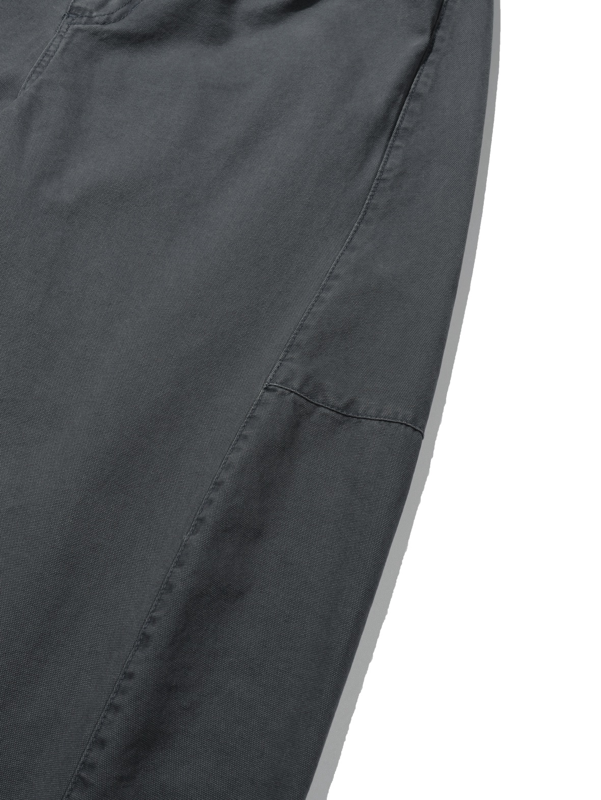 Plain Twist Pants (Charcoal Khaki)