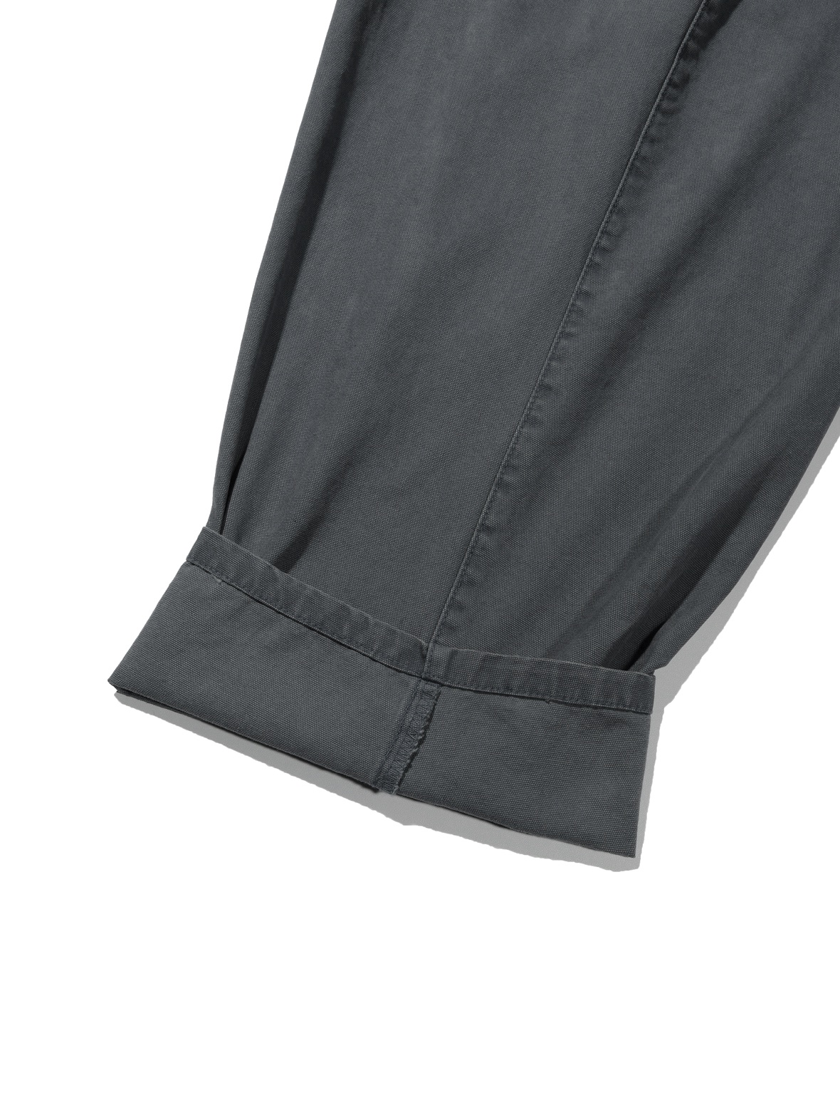 Plain Twist Pants (Charcoal Khaki)