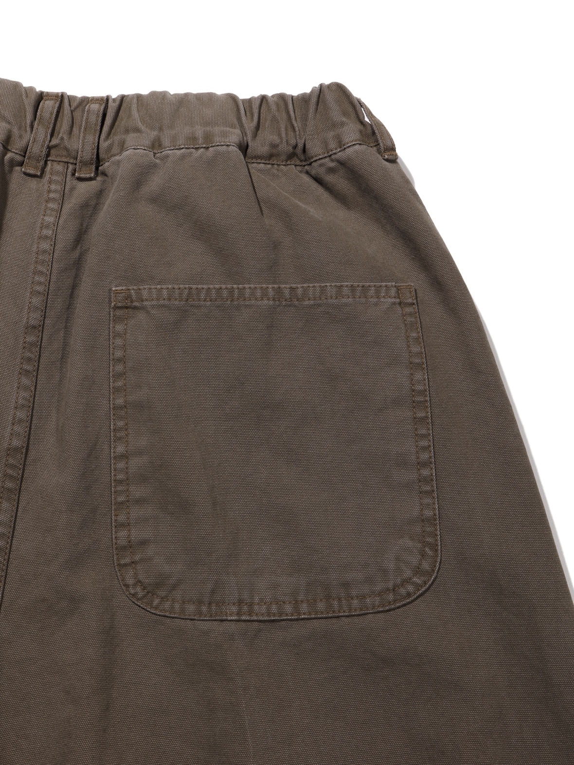 Plain Twist Pants (Brown)