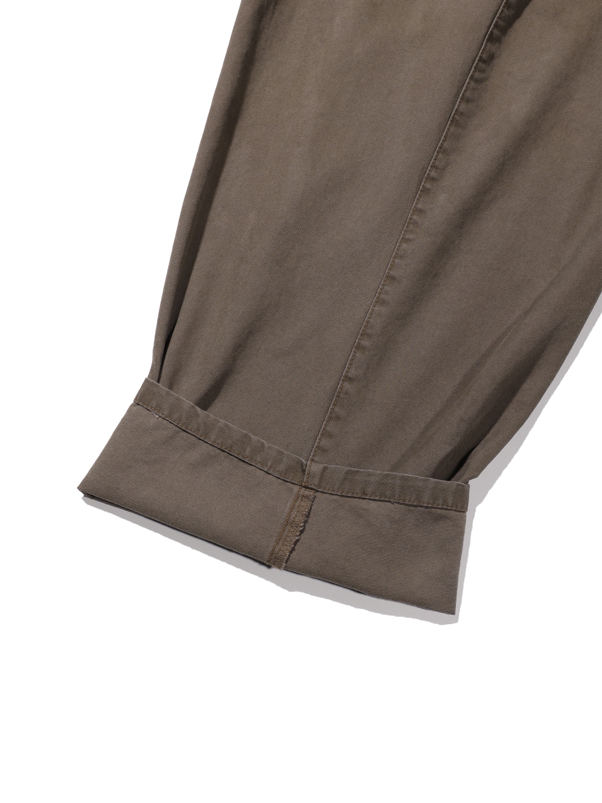 Plain Twist Pants (Brown)