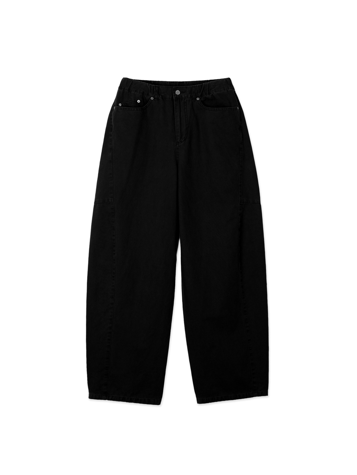Plain Twist Pants (Black)