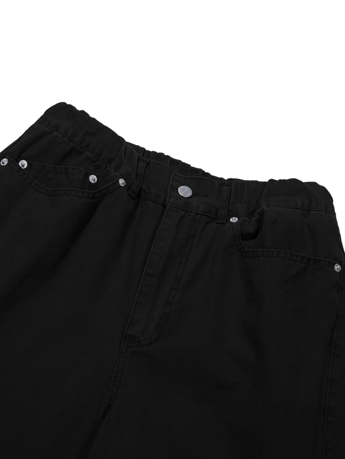 Plain Twist Pants (Black)
