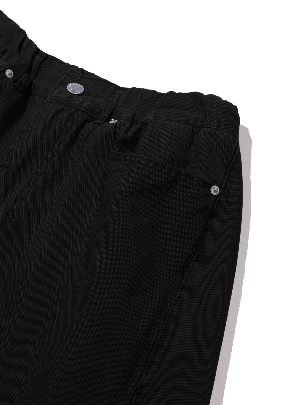 Plain Twist Pants (Black)