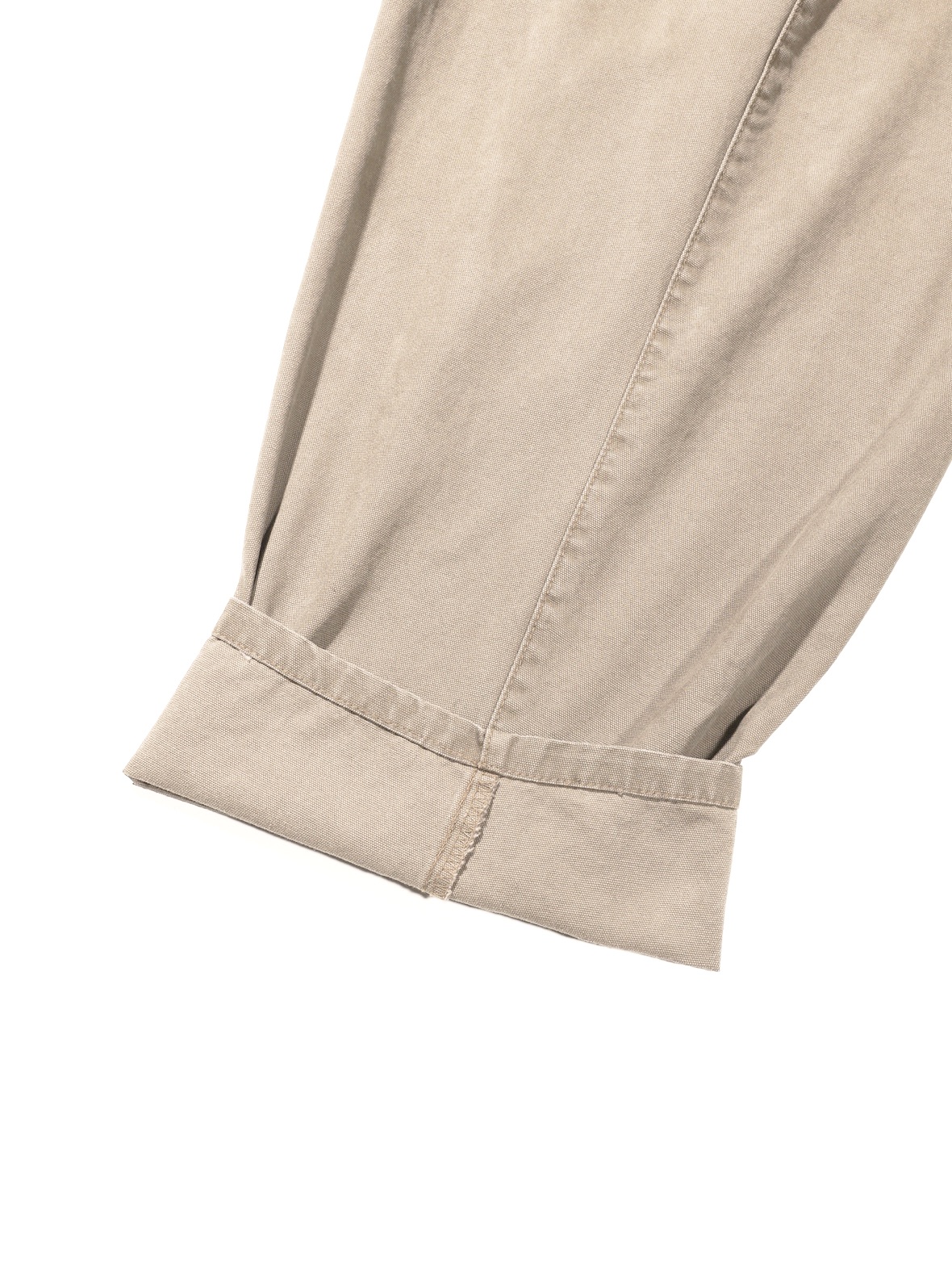 Plain Twist Pants (Tan Beige)
