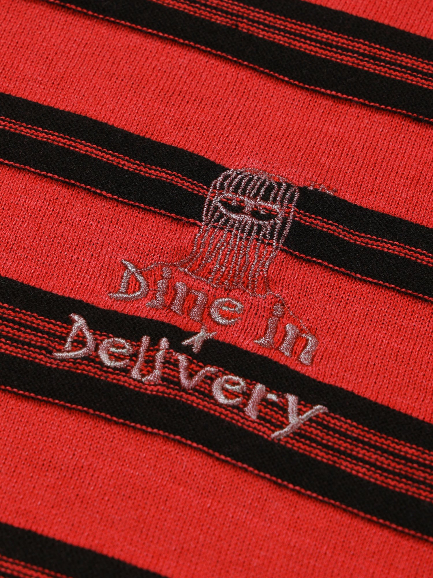 3-Line Round Stripe Knit (Red)