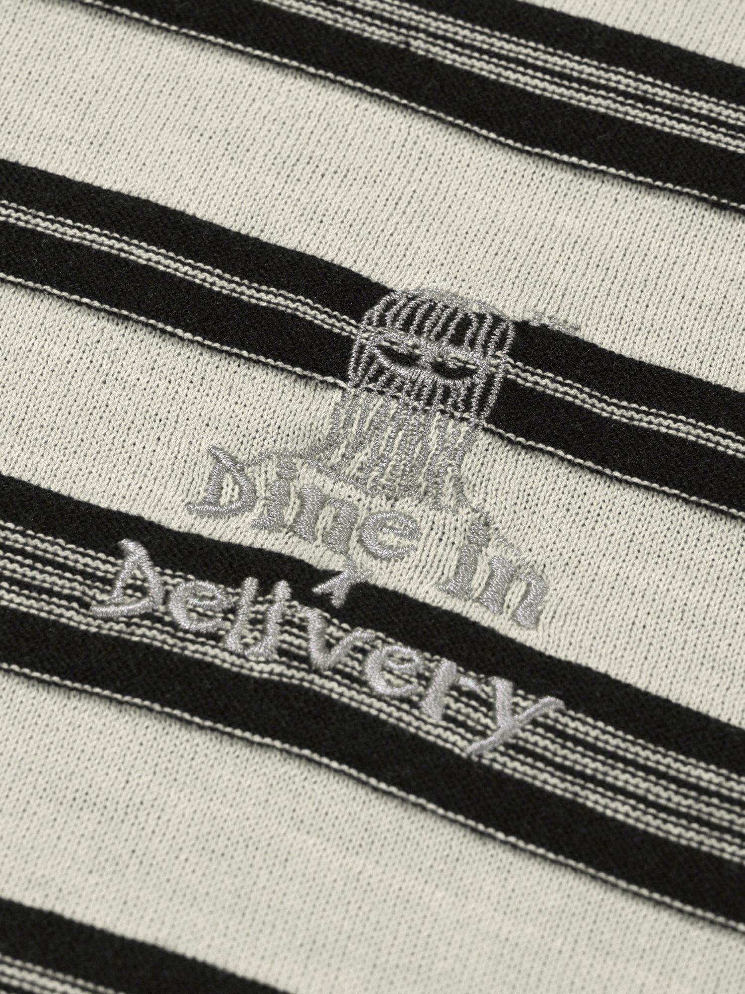 3-Line Round Stripe Knit (Beige)