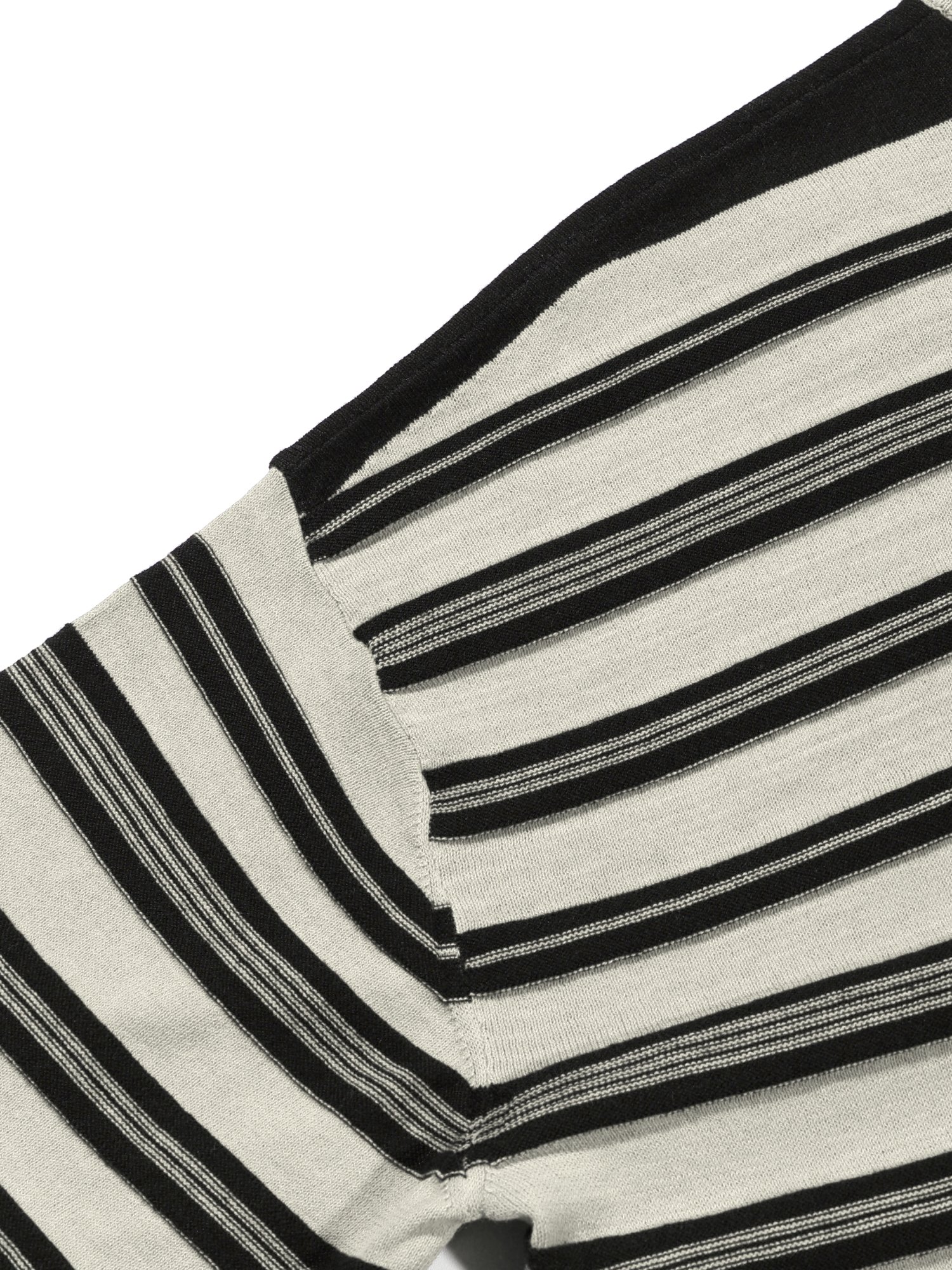 3-Line Round Stripe Knit (Beige)