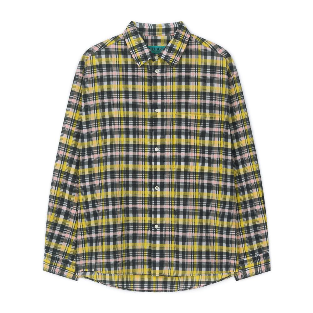 Nylon Multi Check Shirt (Yellow)