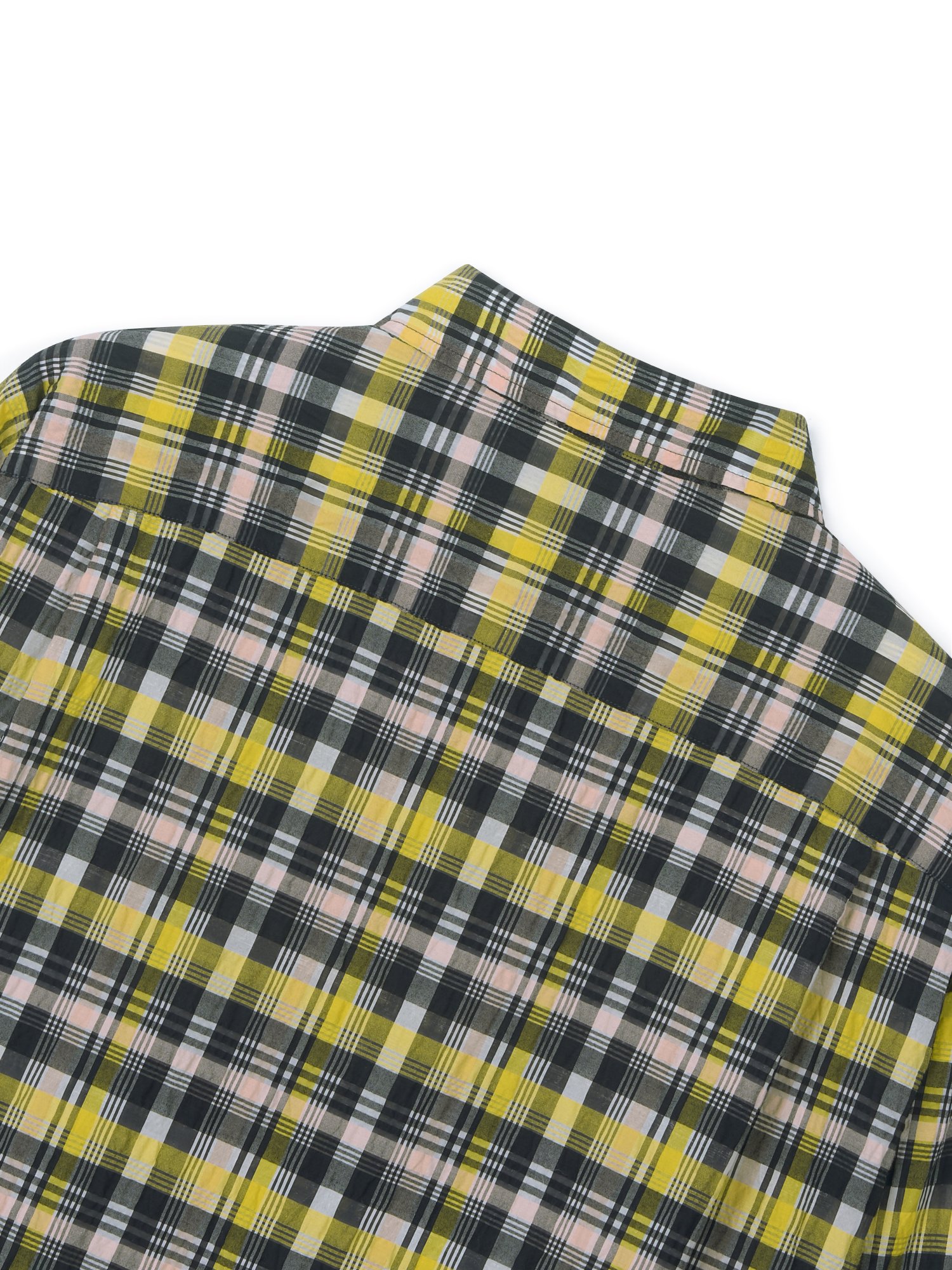 Nylon Multi Check Shirt (Yellow)