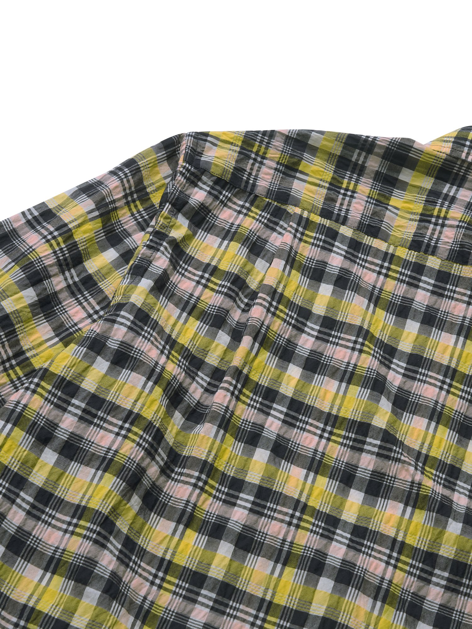 Nylon Multi Check Shirt (Yellow)