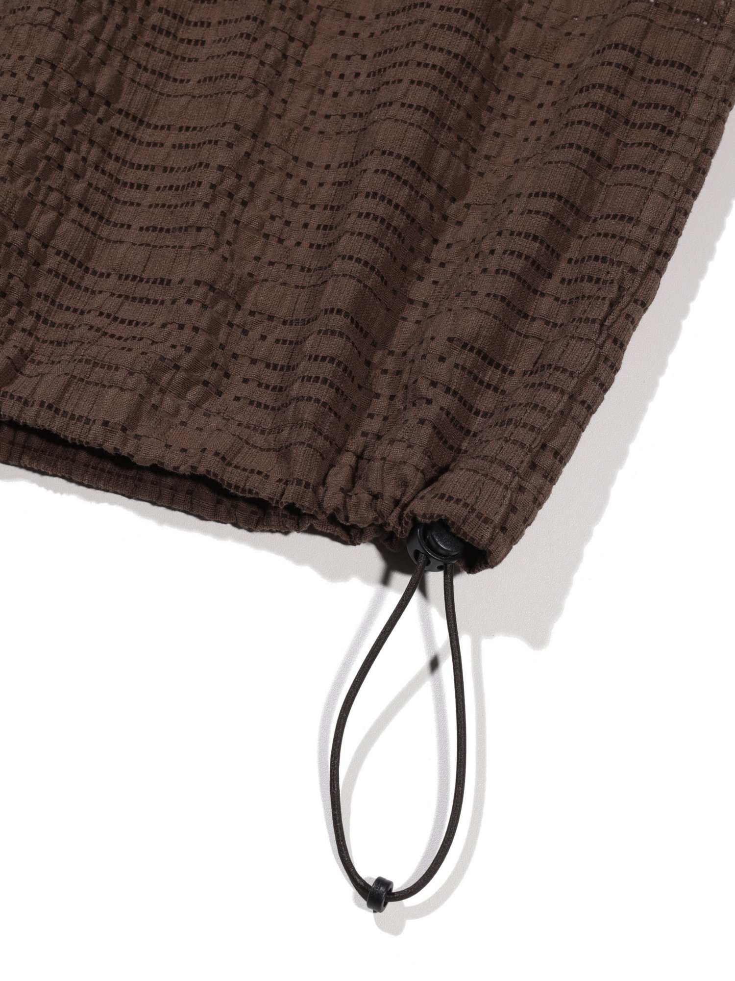 Down Check Half Shirt (Brown)