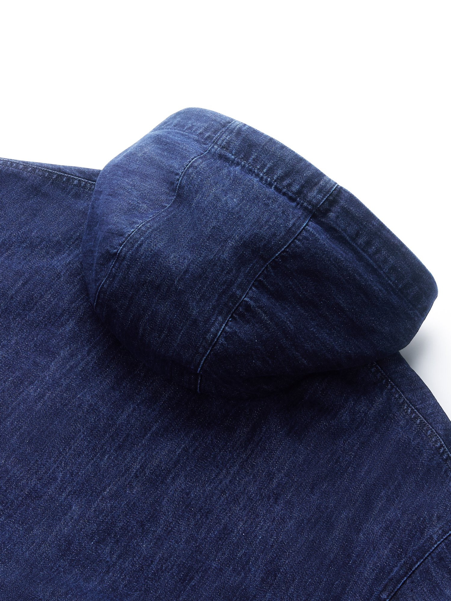 Denim Active Hoodie Jacket (Blue)