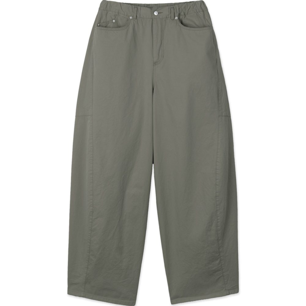 Light Cotton Twist Pants (Charcoal Khaki)