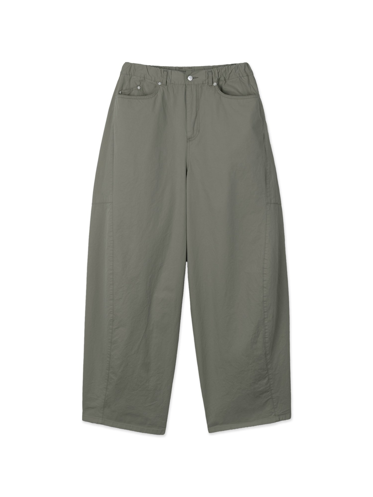 Light Cotton Twist Pants (Charcoal Khaki)