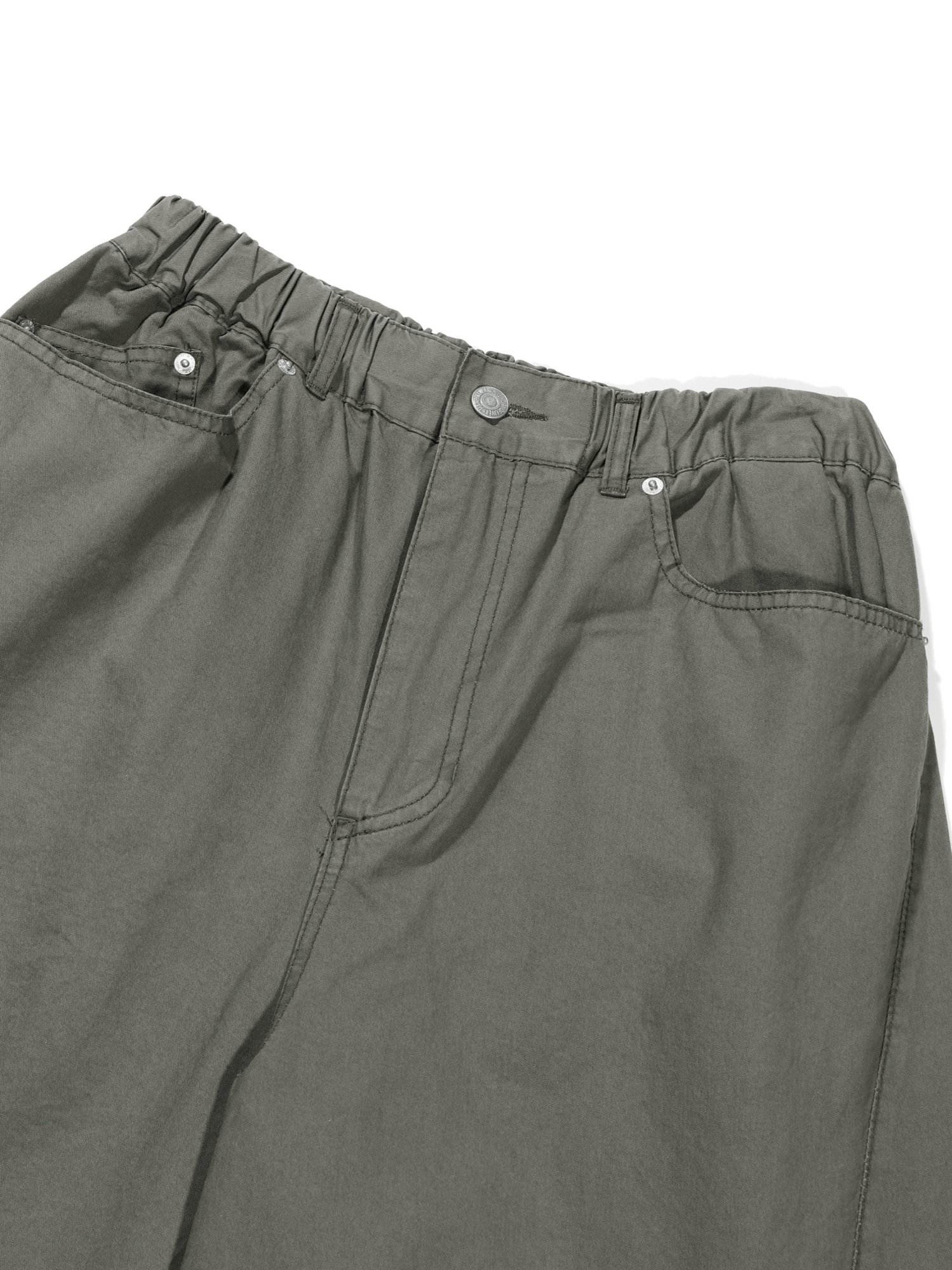 Light Cotton Twist Pants (Charcoal Khaki)