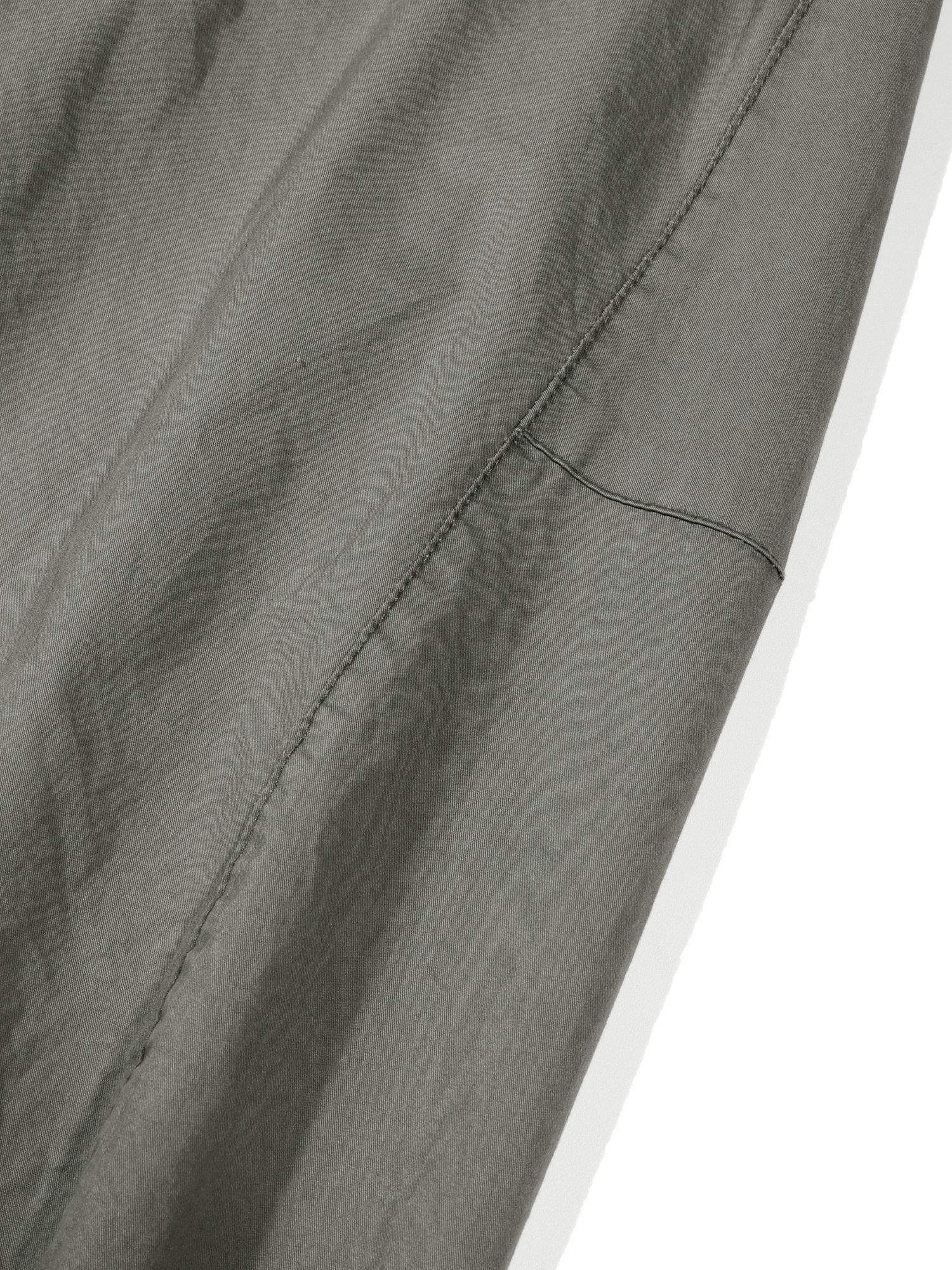 Light Cotton Twist Pants (Charcoal Khaki)