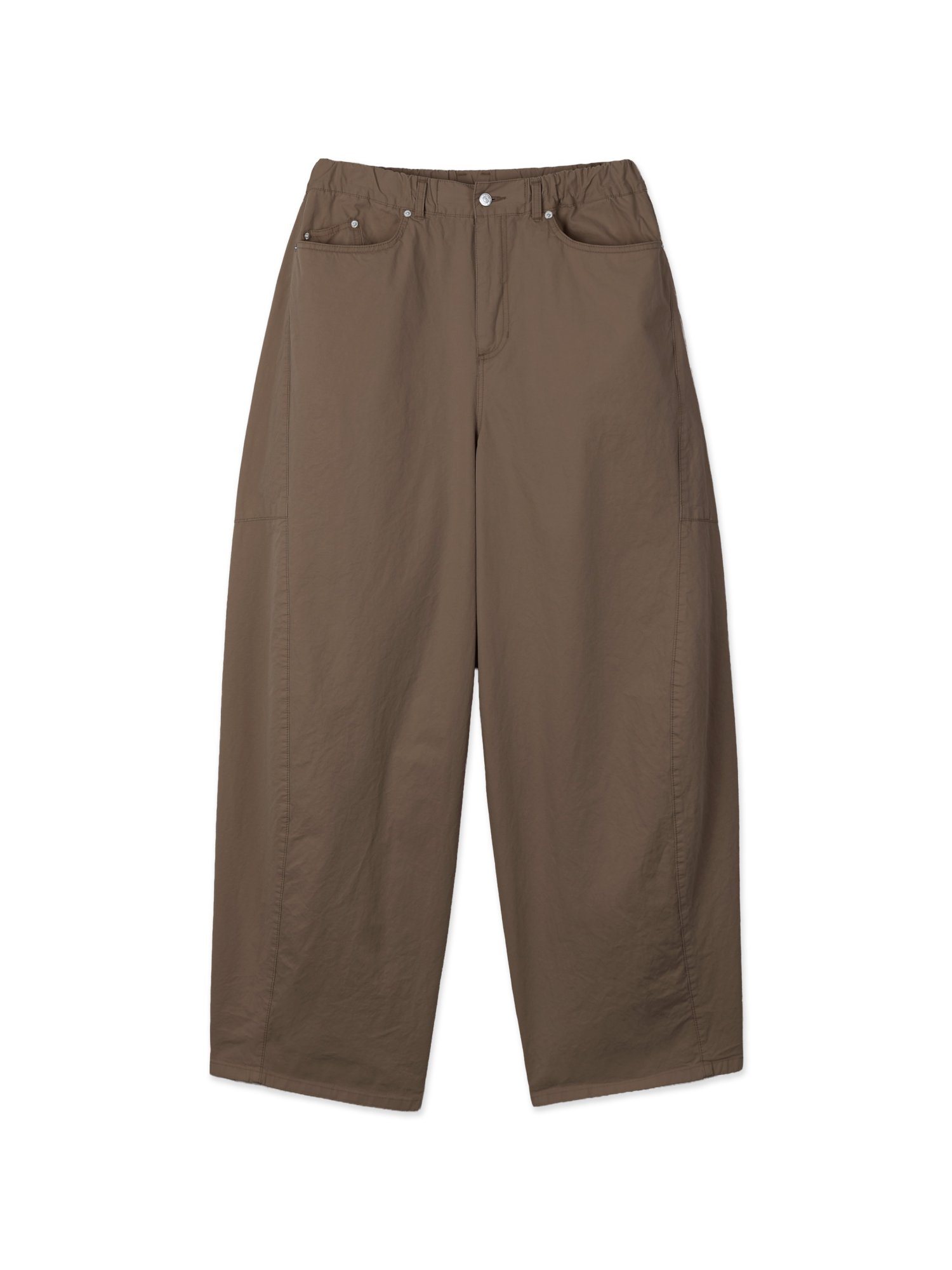 Light Cotton Twist Pants (Brown)
