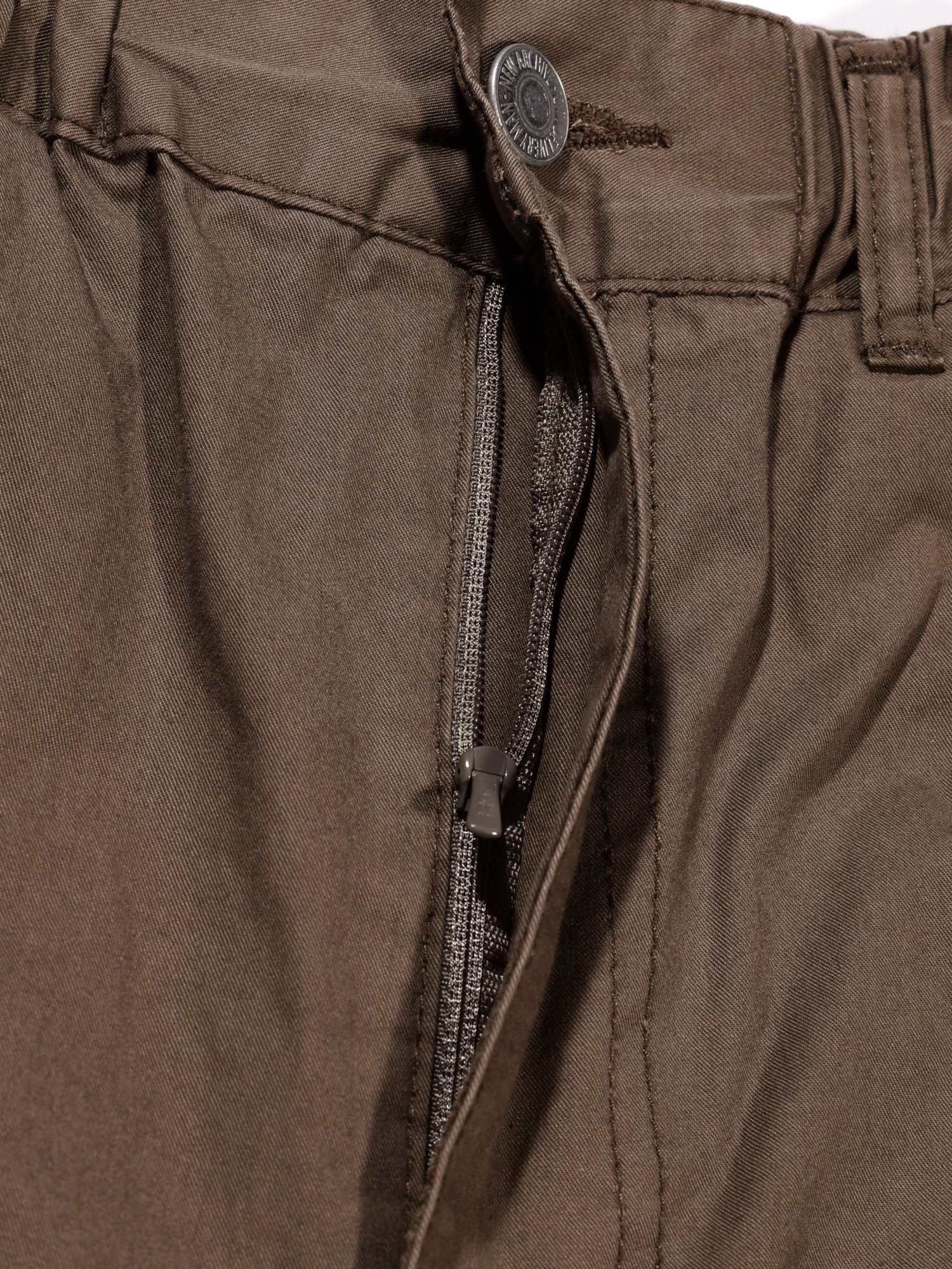 Light Cotton Twist Pants (Brown)