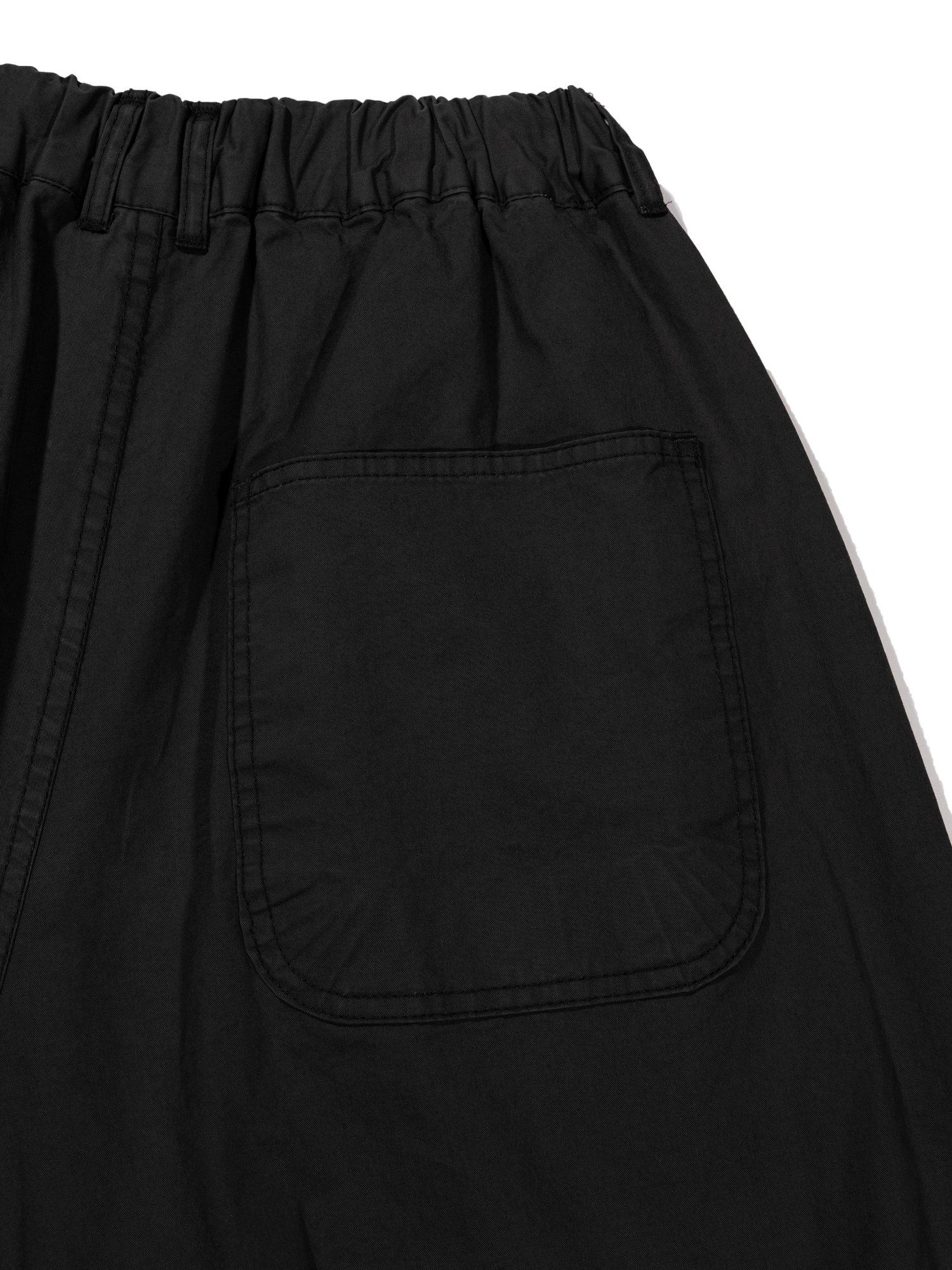 Light Cotton Twist Pants (Black)