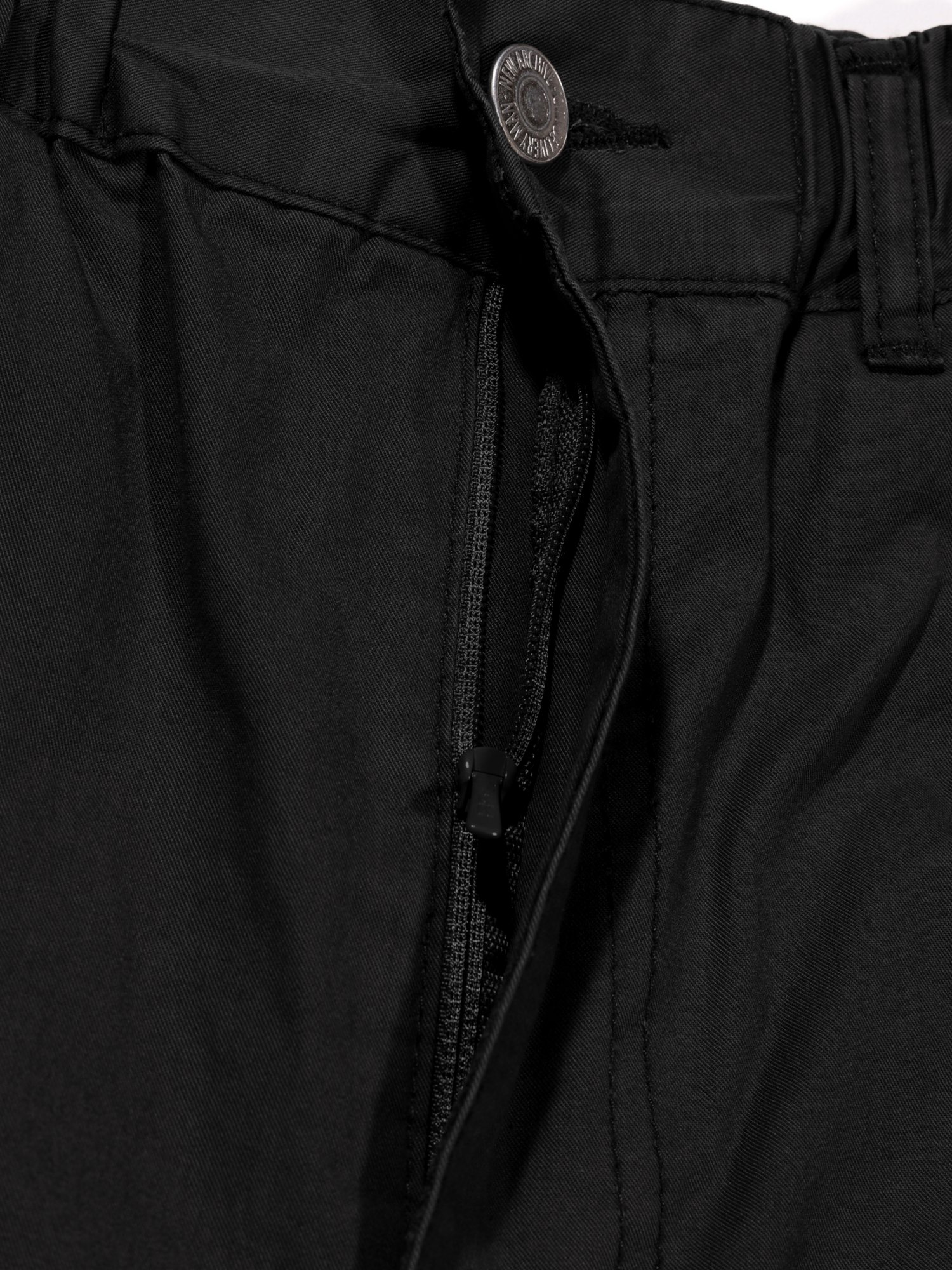 Light Cotton Twist Pants (Black)
