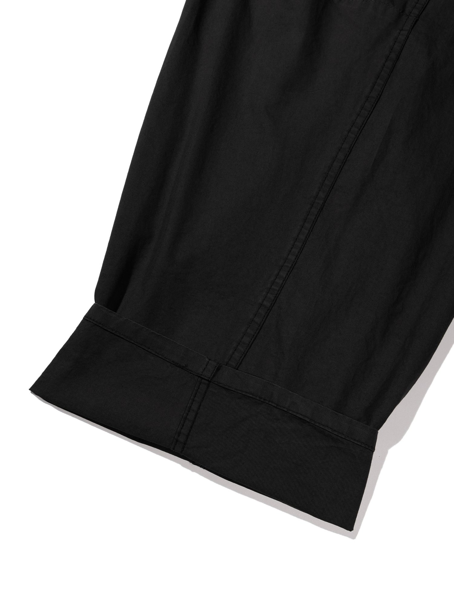 Light Cotton Twist Pants (Black)