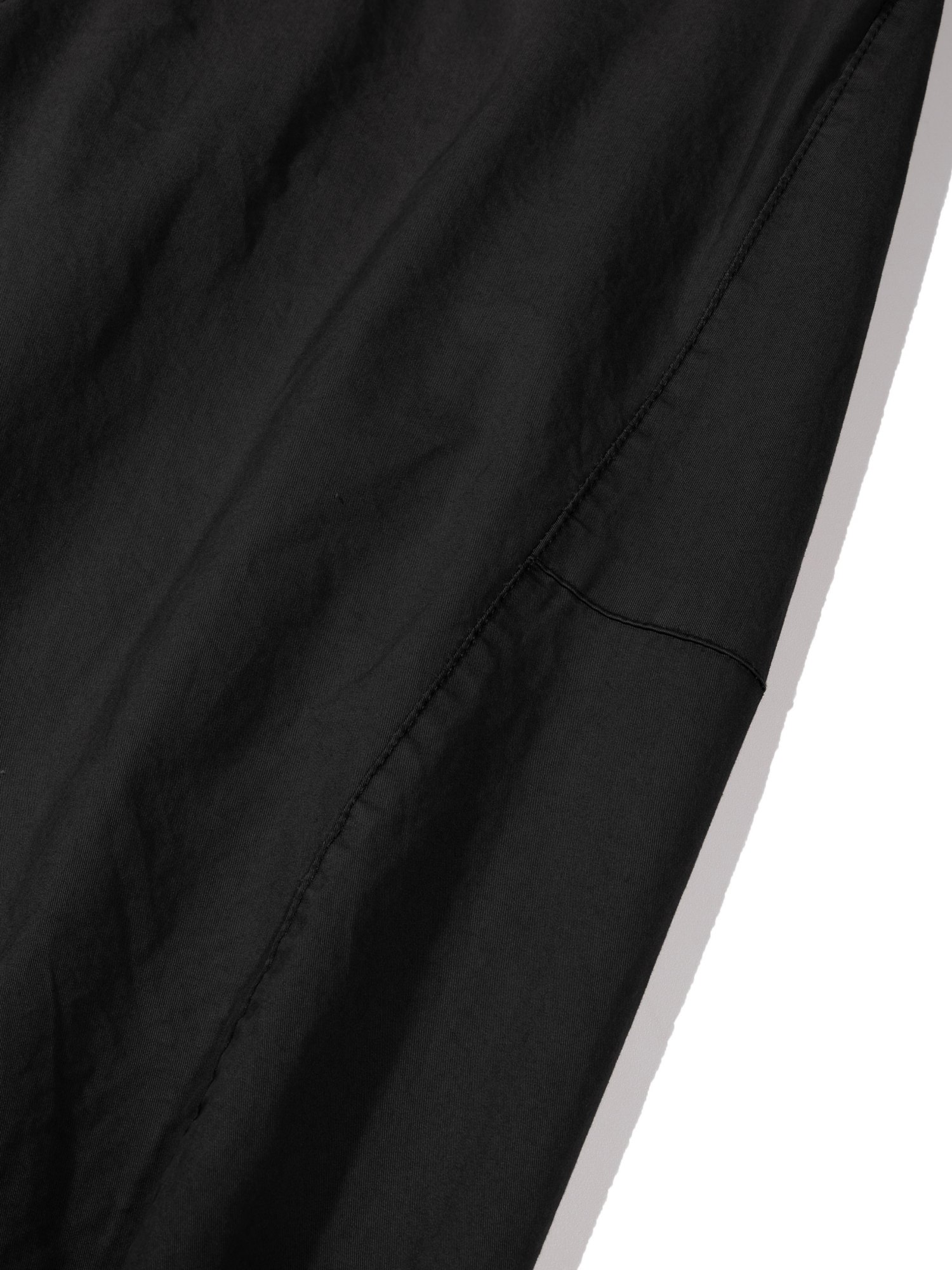 Light Cotton Twist Pants (Black)