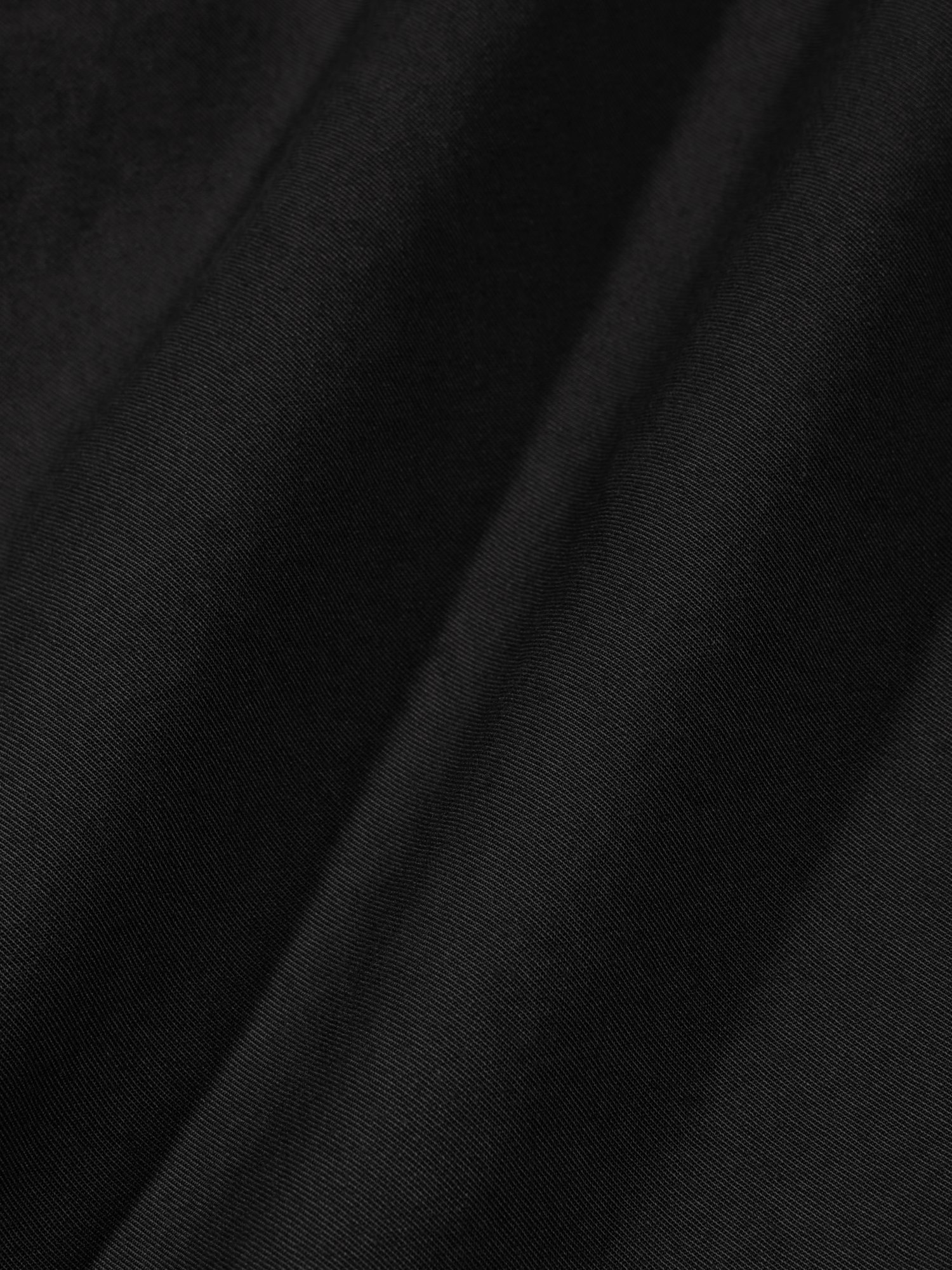 Light Cotton Twist Pants (Black)