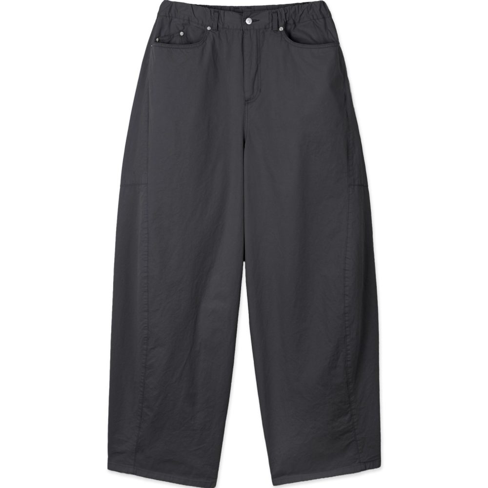 Light Cotton Twist Pants (Charcoal)