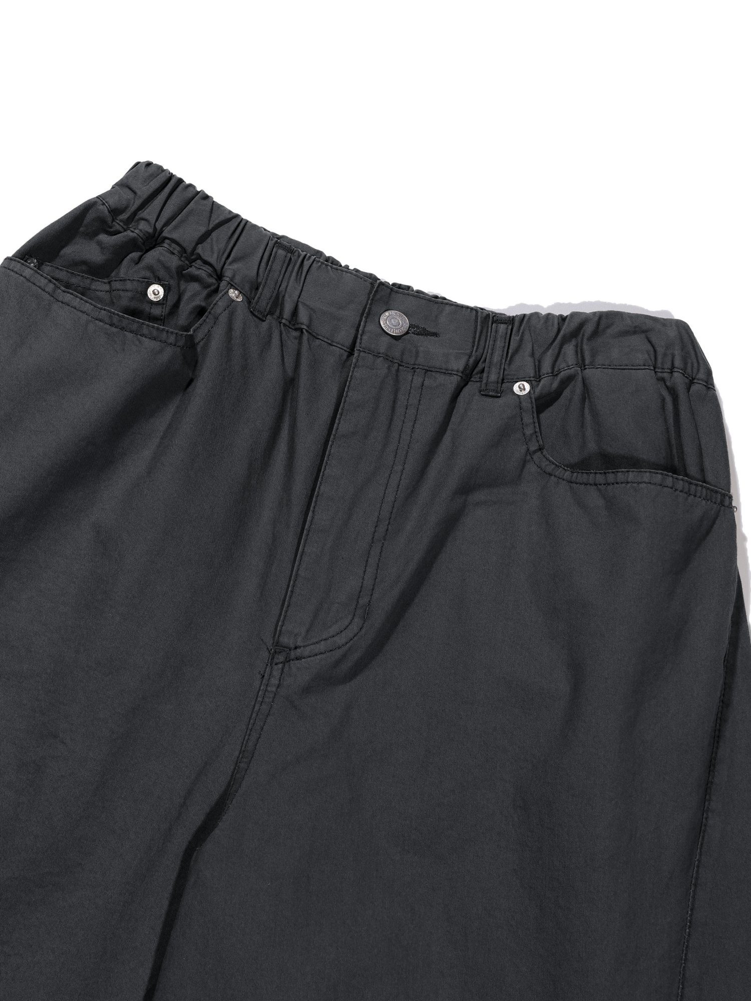 Light Cotton Twist Pants (Charcoal)