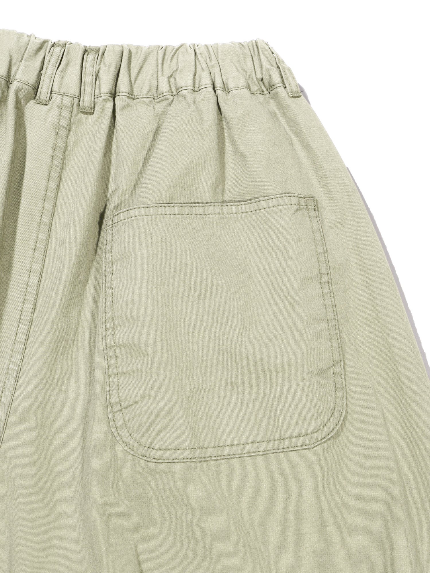 Light Cotton Twist Pants (Khaki Beige)