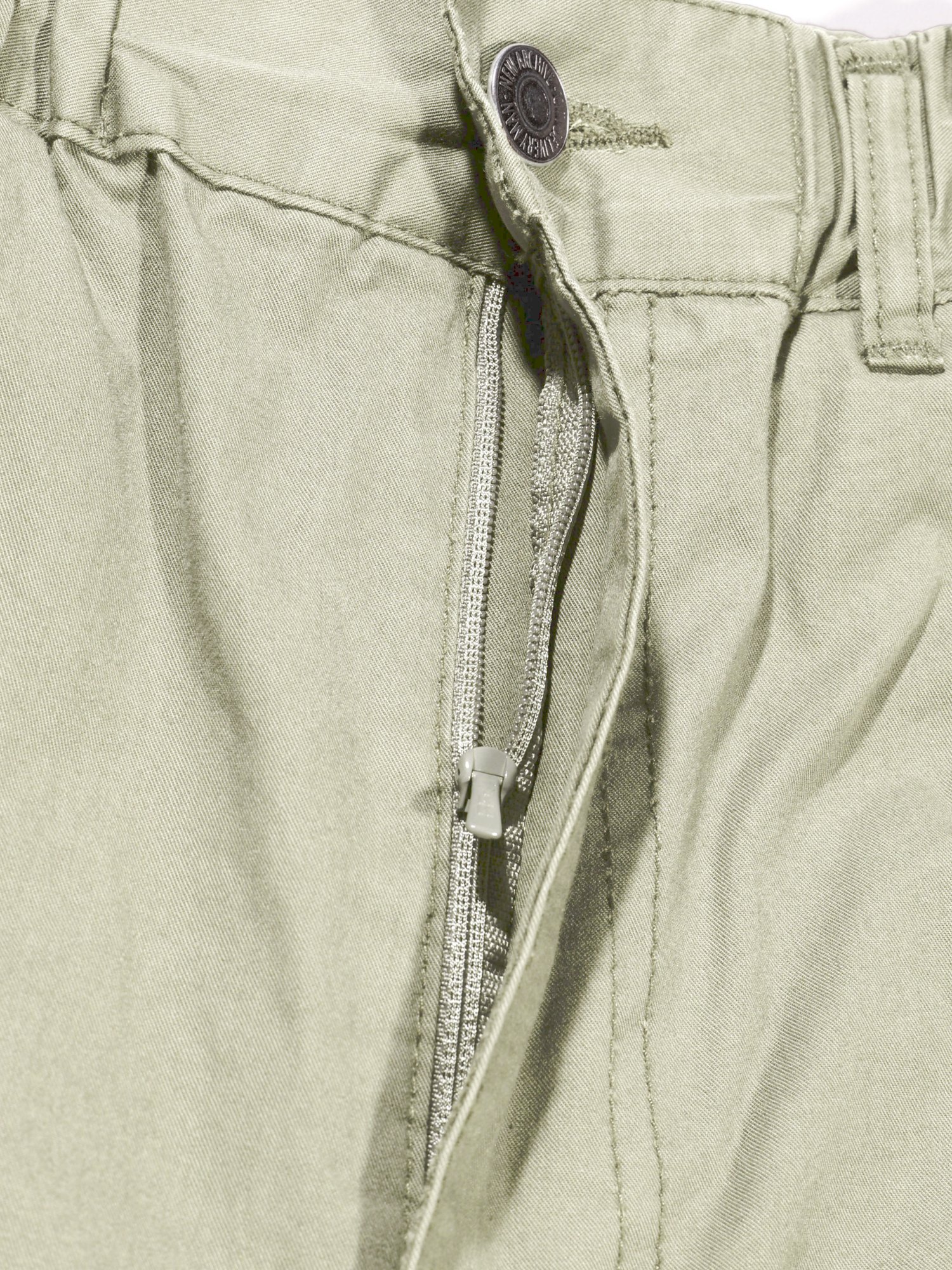 Light Cotton Twist Pants (Khaki Beige)