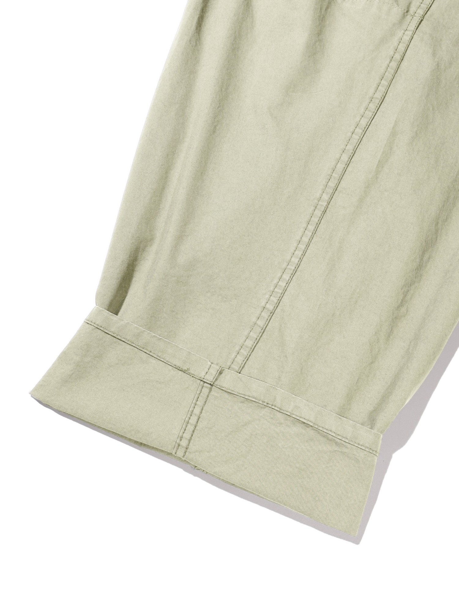 Light Cotton Twist Pants (Khaki Beige)
