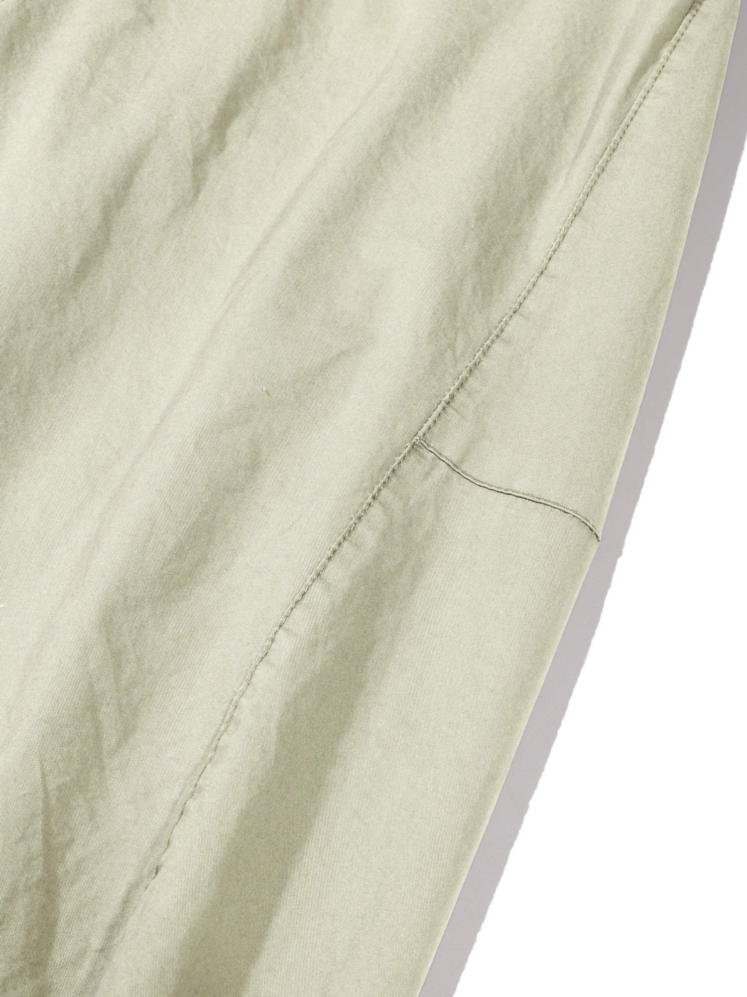 Light Cotton Twist Pants (Khaki Beige)