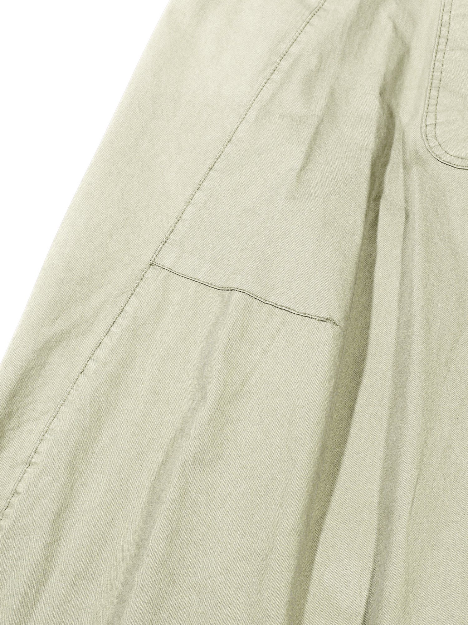 Light Cotton Twist Pants (Khaki Beige)