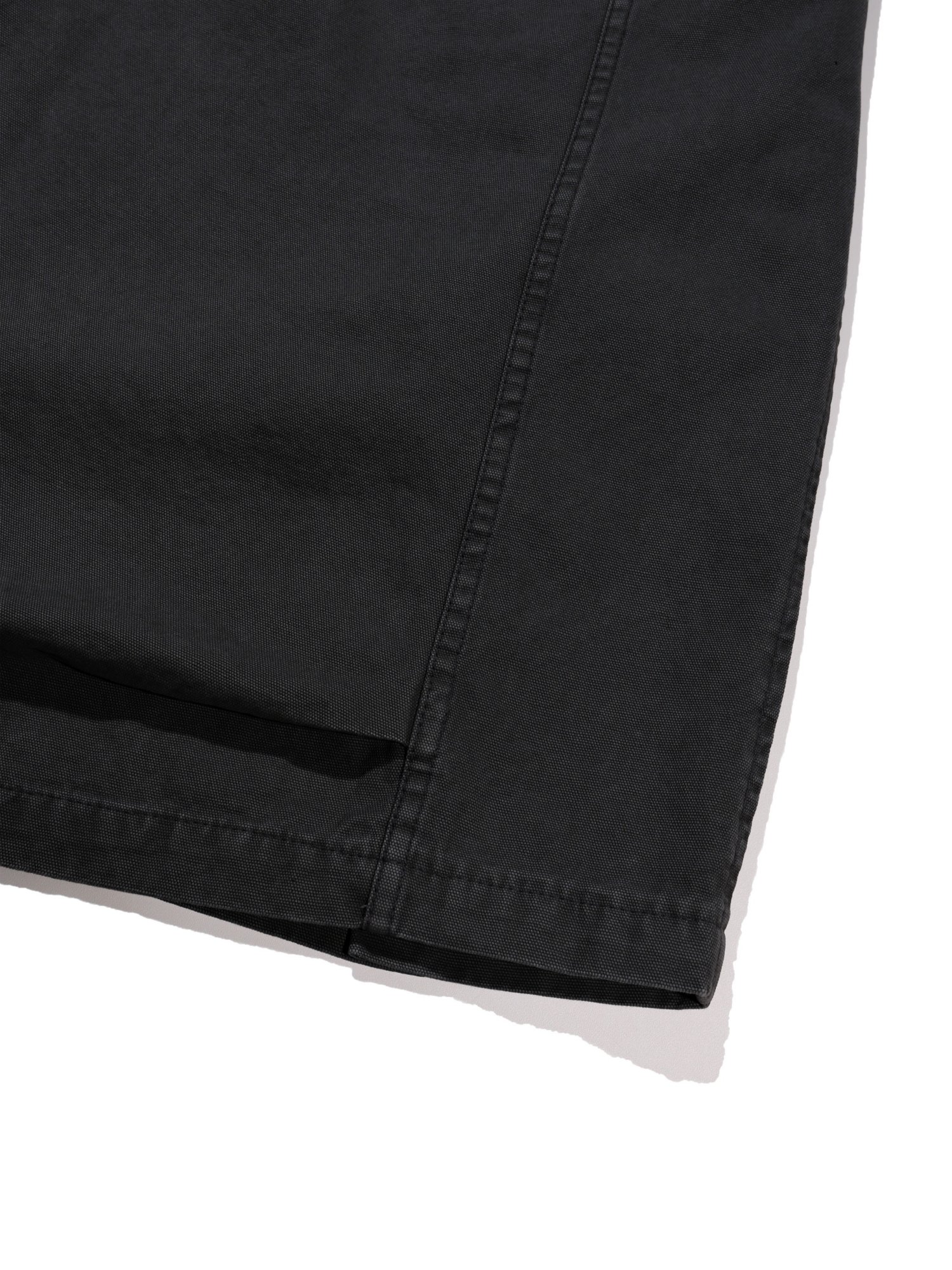 Plain Folded Shorts (Black)
