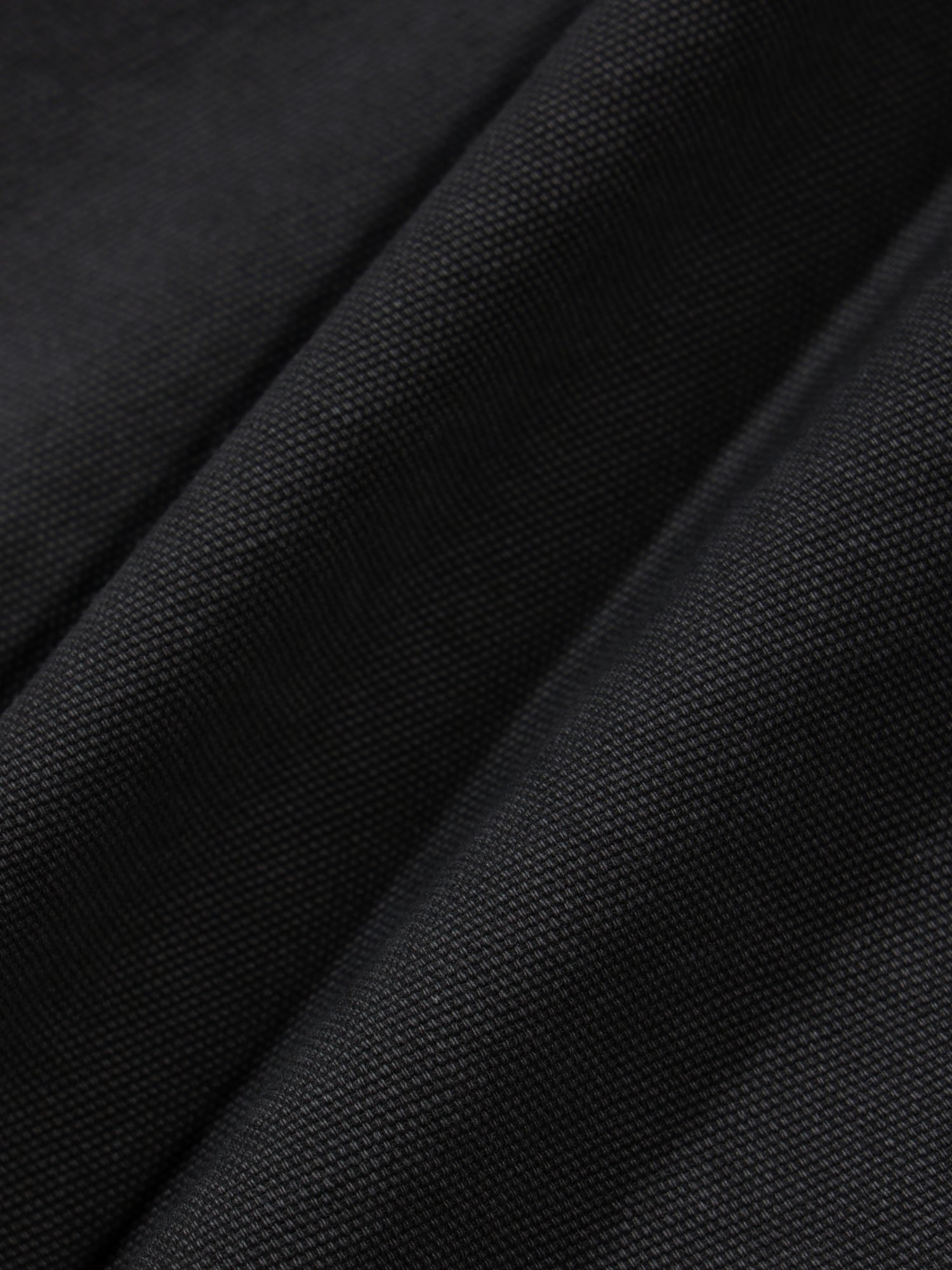 Plain Folded Shorts (Black)