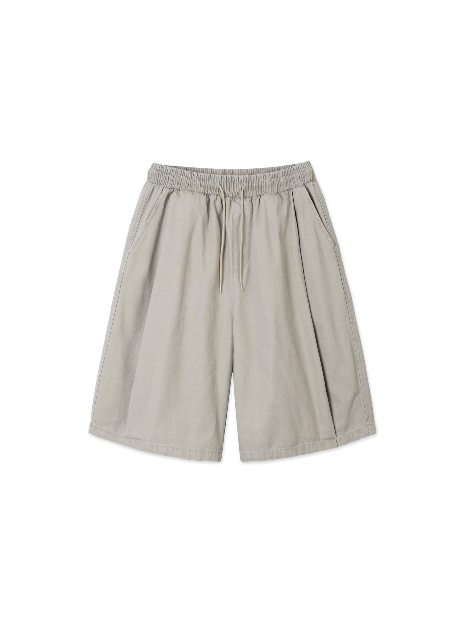 Plain Folded Shorts (Stone Sand)