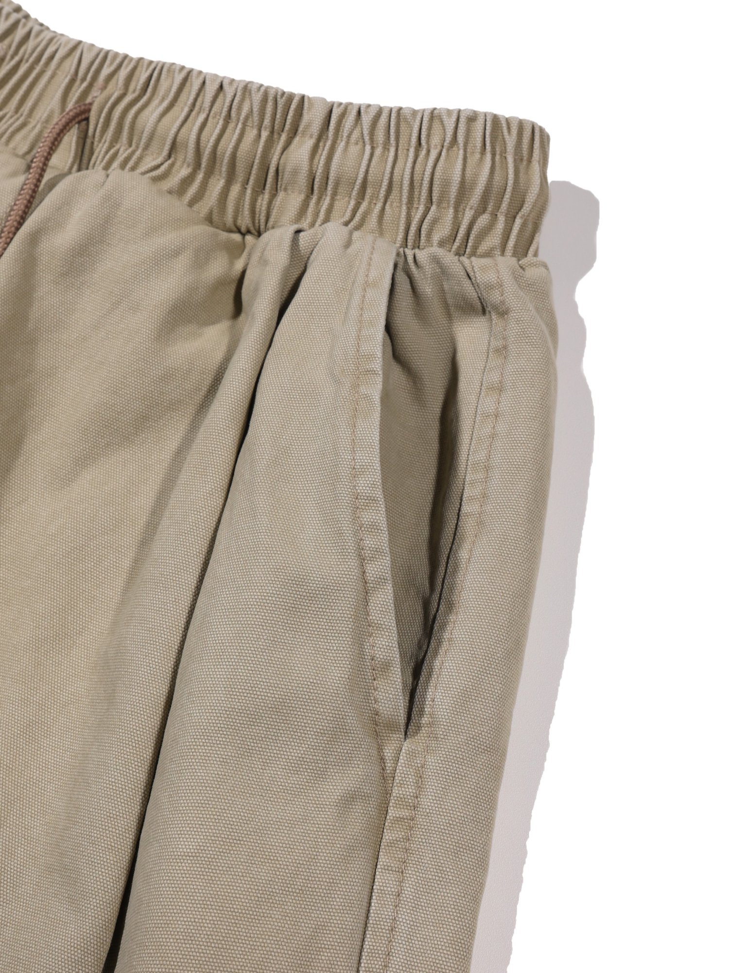 Plain Folded Shorts (Tan Beige)